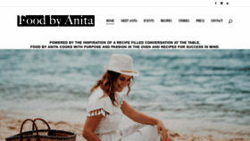 What Foodbyanita.com website looked like in 2019 (4 years ago)