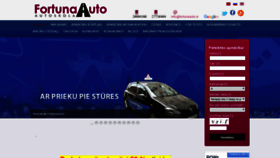 What Fortunaautometodists.lv website looked like in 2019 (4 years ago)
