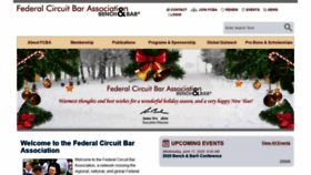 What Fedcirbar.org website looked like in 2019 (4 years ago)