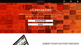 What Filmmakers.festhome.com website looked like in 2019 (4 years ago)