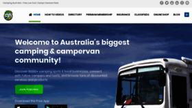 What Freerangecamping.com.au website looked like in 2019 (4 years ago)