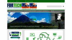 What Fortech.cr website looked like in 2019 (4 years ago)