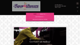 What Fancydancers.com website looked like in 2019 (4 years ago)