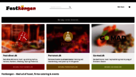 What Festkongen.dk website looked like in 2019 (4 years ago)