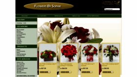 What Flowersbysophie.net website looked like in 2019 (4 years ago)