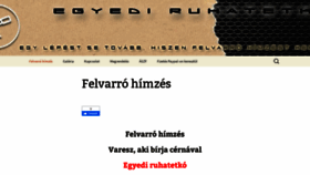 What Felvarrohimzes.com website looked like in 2019 (4 years ago)