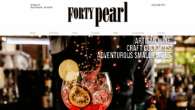 What Fortypearl.com website looked like in 2019 (4 years ago)