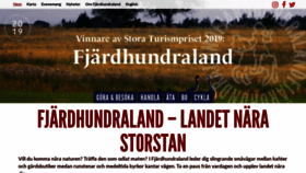 What Fjardhundraland.se website looked like in 2019 (4 years ago)