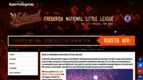 What Fredericknational.org website looked like in 2019 (4 years ago)