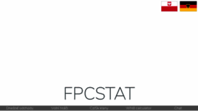 What Fpcstat.cz website looked like in 2019 (4 years ago)