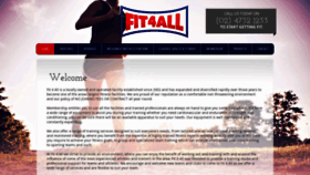 What Fit4all.com.au website looked like in 2019 (4 years ago)