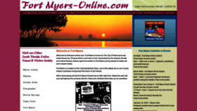 What Fortmyers-online.com website looked like in 2019 (4 years ago)