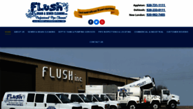 What Flushinc.net website looked like in 2019 (4 years ago)