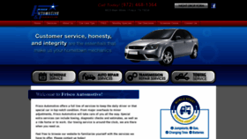 What Friscoauto.com website looked like in 2019 (4 years ago)