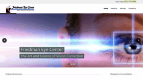 What Friedmaneye.com website looked like in 2019 (4 years ago)