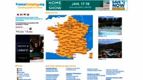 What Francecamping.org website looked like in 2019 (4 years ago)