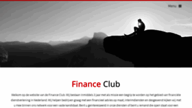 What Financeclub.nl website looked like in 2019 (4 years ago)