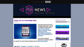 What Fdbnews.co.uk website looked like in 2019 (4 years ago)