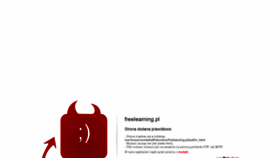 What Freelearning.pl website looked like in 2019 (6 years ago)