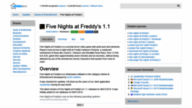 What Five-nights-at-freddy-s.updatestar.com website looked like in 2019 (4 years ago)