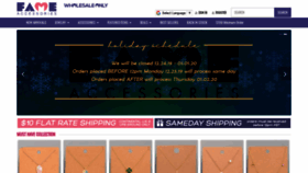What Fameaccessories.com website looked like in 2019 (5 years ago)