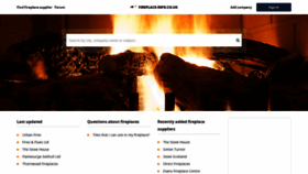 What Fireplace-info.co.uk website looked like in 2019 (4 years ago)