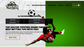 What Footballtipster.co website looked like in 2019 (4 years ago)