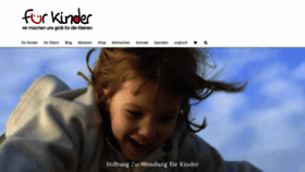 What Fuerkinder.org website looked like in 2019 (4 years ago)