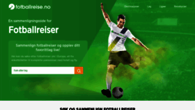 What Fotballreise.no website looked like in 2019 (4 years ago)