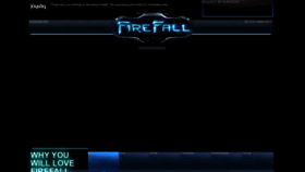 What Firefallthegame.com website looked like in 2019 (4 years ago)