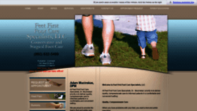 What Feetfirst-footcare.com website looked like in 2019 (4 years ago)