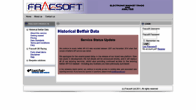 What Fracsoft.com website looked like in 2019 (4 years ago)