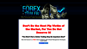 What Forextrailer.com website looked like in 2019 (4 years ago)