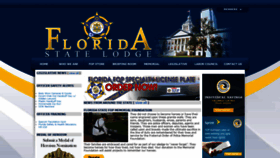 What Floridastatefop.org website looked like in 2019 (4 years ago)