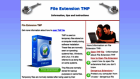 What Fileextensiontmp.com website looked like in 2019 (4 years ago)