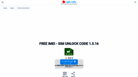 What Free-imei-sim-unlock-code.apk.cafe website looked like in 2019 (4 years ago)