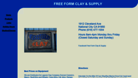What Freeformclay.com website looked like in 2019 (4 years ago)