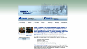 What Fisherco.com website looked like in 2019 (4 years ago)