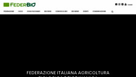 What Federbio.it website looked like in 2019 (4 years ago)