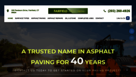 What Fairfieldasphaltpaving.com website looked like in 2019 (4 years ago)