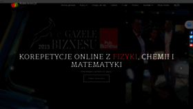 What Fizyka-kursy.pl website looked like in 2019 (4 years ago)