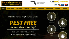 What Floridabugmen.com website looked like in 2019 (4 years ago)