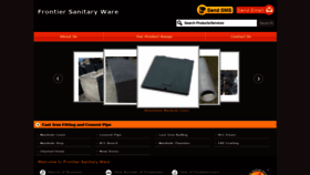 What Frontiermanholecovers.com website looked like in 2019 (4 years ago)