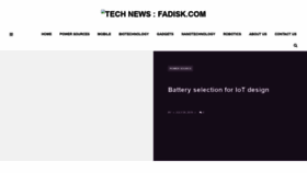 What Fadisk.com website looked like in 2019 (4 years ago)