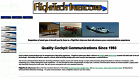 What Flighttech.com website looked like in 2019 (4 years ago)