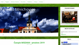 What Farnost-mnichovice.cz website looked like in 2019 (4 years ago)