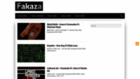 What Fakazamusic.co.za website looked like in 2019 (4 years ago)