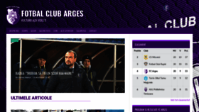 What Fotbalclubarges.ro website looked like in 2019 (4 years ago)