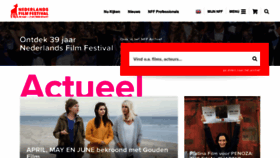 What Filmfestival.nl website looked like in 2019 (4 years ago)