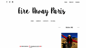 What Fireawayparis.com website looked like in 2019 (4 years ago)